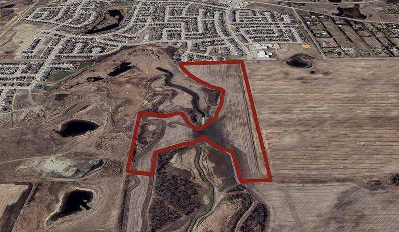 Coachill St, Blackfalds, AB for sale - Aerial - Image 2 of 3