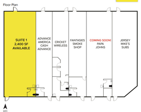 1251-1257 W Main St, Gaylord, MI for rent Floor Plan- Image 1 of 1