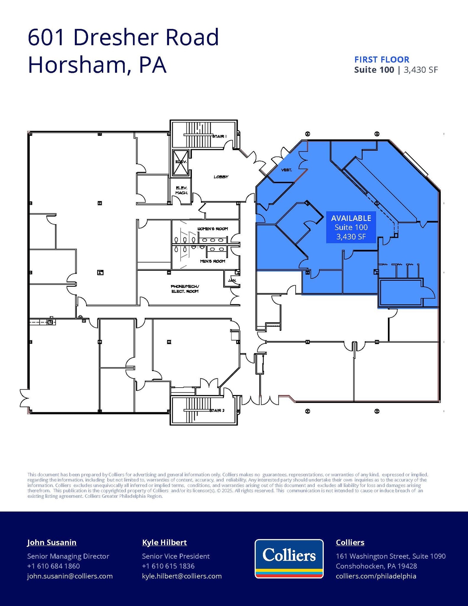 601 Dresher Rd, Horsham Township, PA to rent Floor Plan- Image 1 of 1