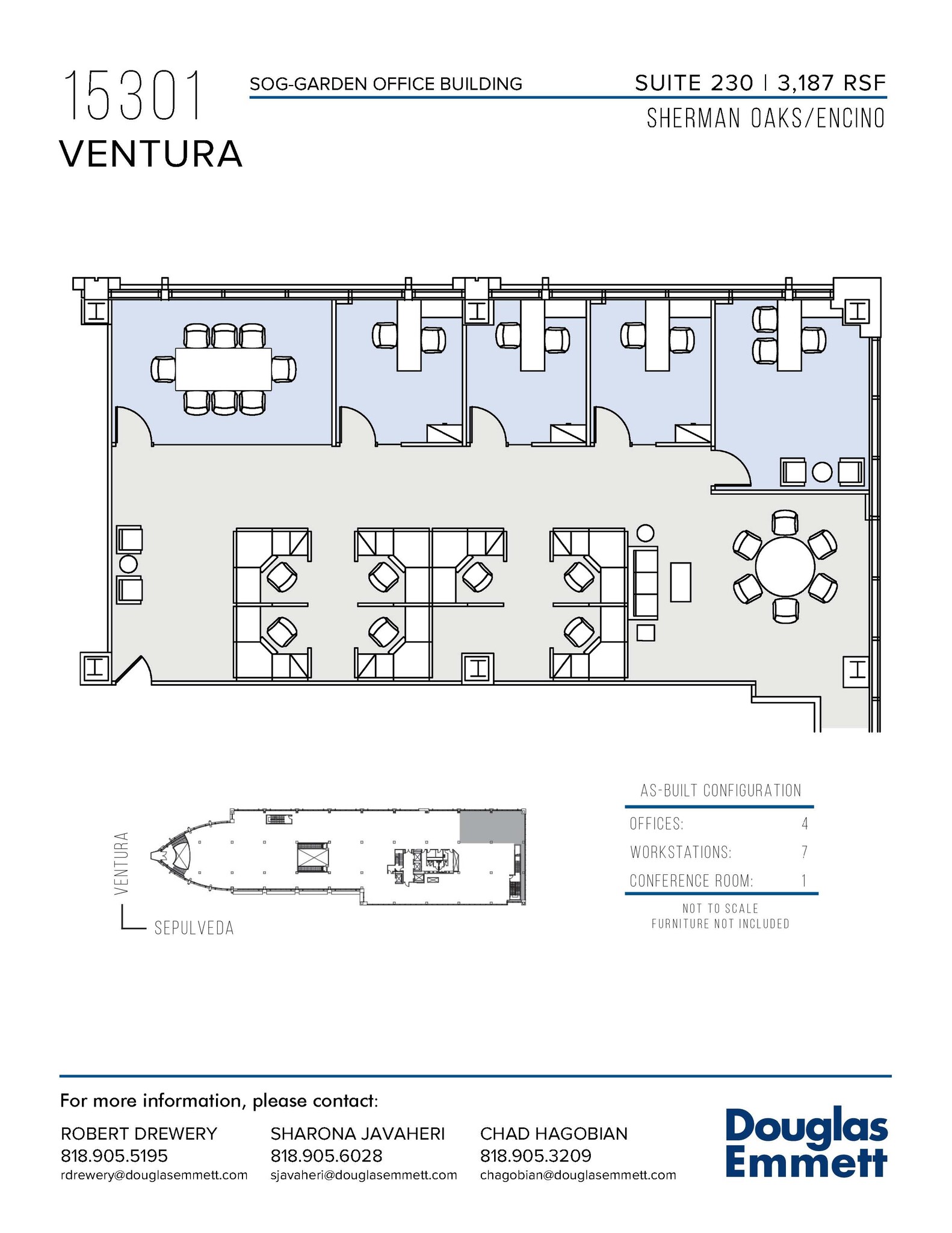 15301 Ventura Blvd, Sherman Oaks, CA for rent Floor Plan- Image 1 of 1