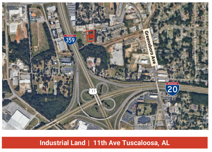 Lot 2 11th Ave, Tuscaloosa, AL for rent - Building Photo - Image 1 of 7