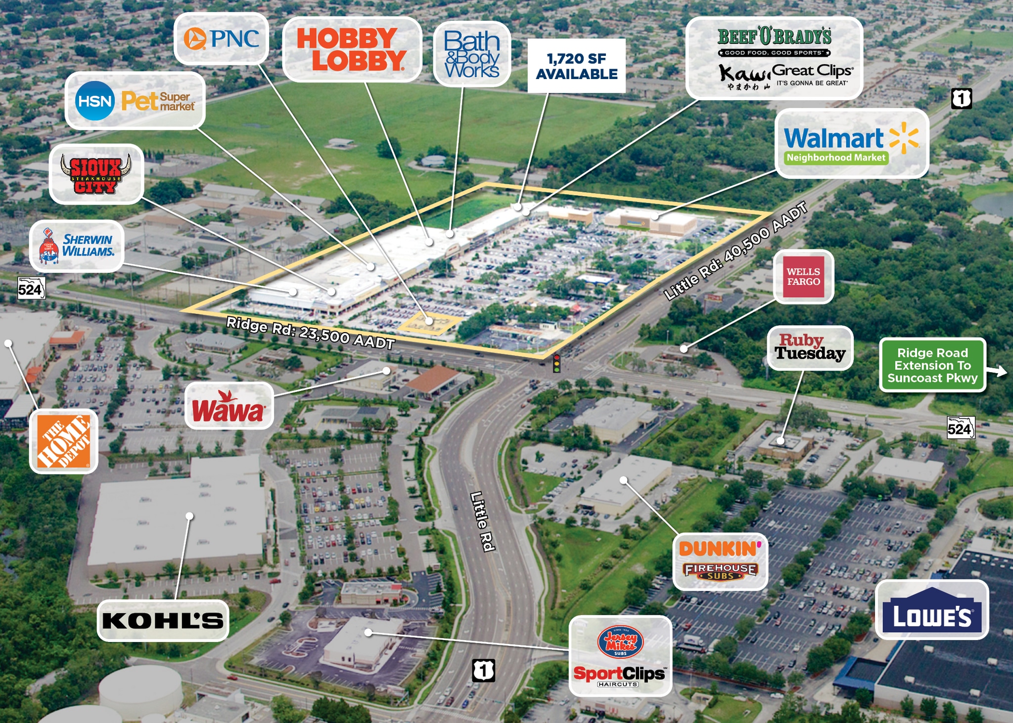 8501-8755 Little Rd, New Port Richey, FL to rent Building Photo- Image 1 of 1