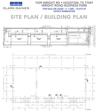 7439 Wright Rd, Houston, TX for rent Site Plan- Image 1 of 1