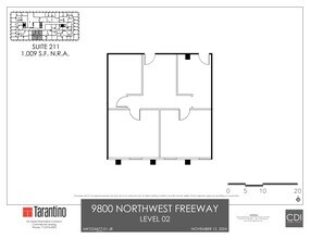 9800 Northwest Fwy, Houston, TX to rent Site Plan- Image 1 of 1