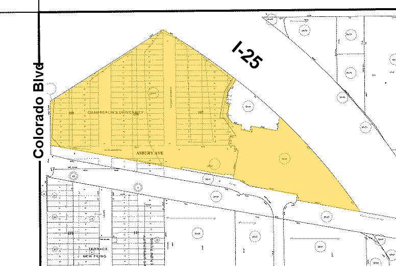 2000 S Colorado Blvd, Denver, CO for rent - Plat Map - Image 2 of 17