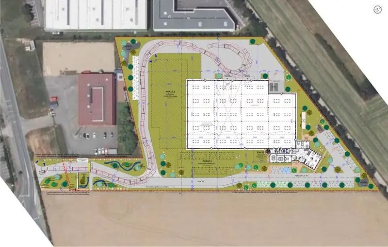 Light Industrial in Genas to rent Floor Plan- Image 1 of 3