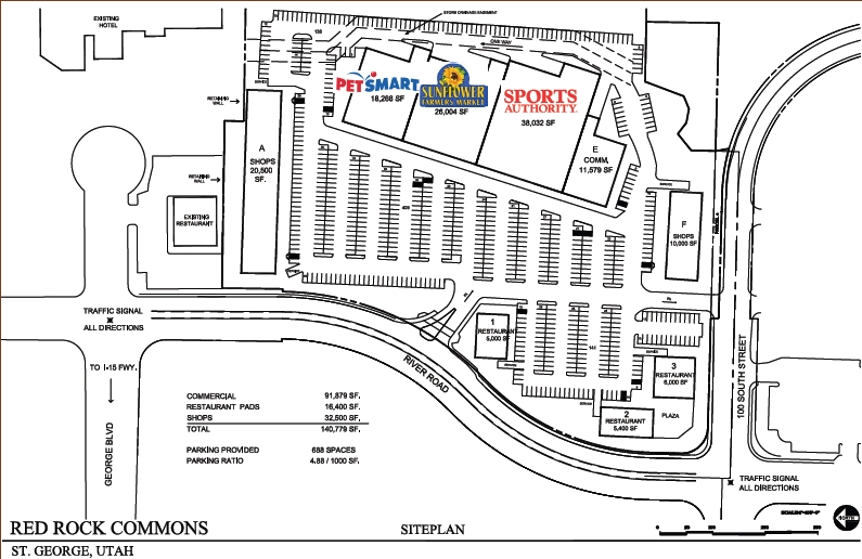 100 S River Rd, Saint George, UT for sale - Site Plan - Image 1 of 1