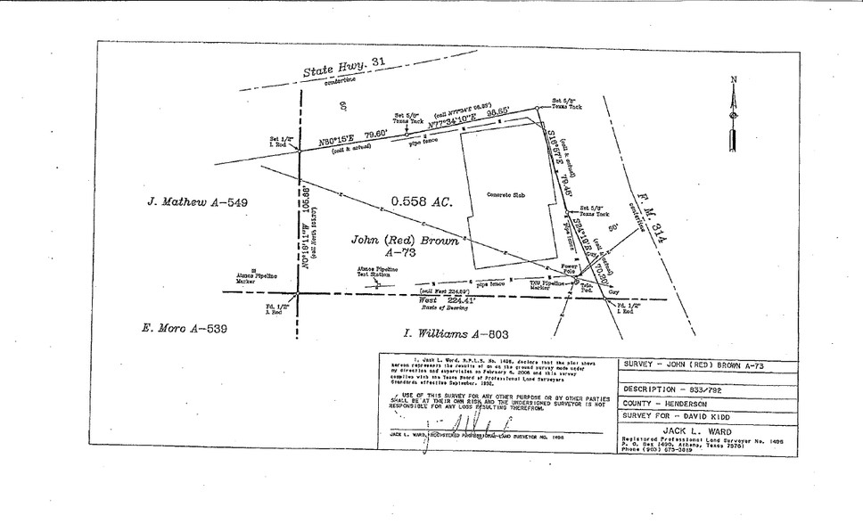 Highway 31, Brownsboro, TX for sale - Building Photo - Image 1 of 1