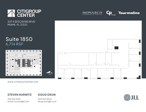 201 S Biscayne Blvd, Miami, FL for rent Site Plan- Image 1 of 11