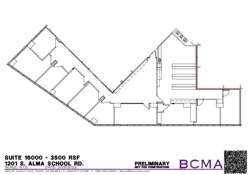 1201 S Alma School Rd, Mesa, AZ to rent Floor Plan- Image 1 of 1
