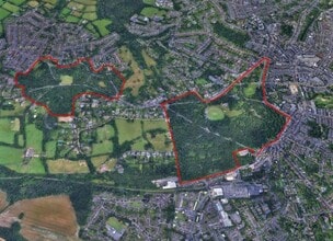 Royal Tunbridge Wells and Rusthall Commons, Tunbridge Wells, KEN - AERIAL  map view - Image1