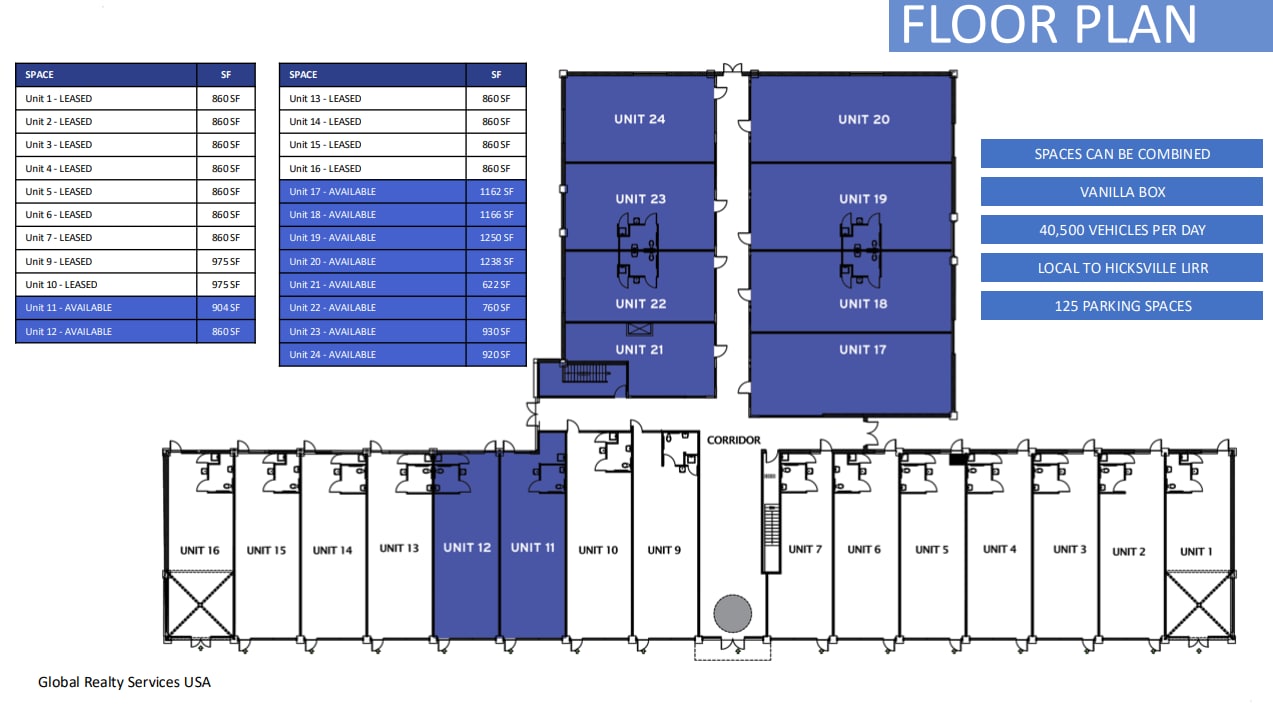 350 S Broadway, Hicksville, NY to rent Floor Plan- Image 1 of 1
