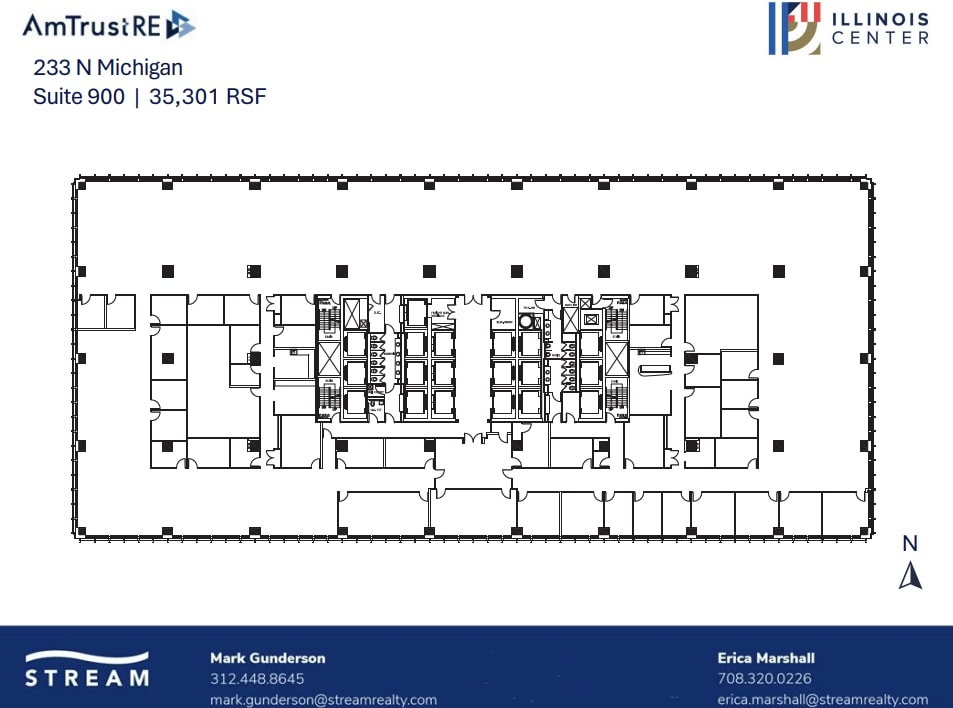 233 N Michigan Ave, Chicago, IL to rent Floor Plan- Image 1 of 1