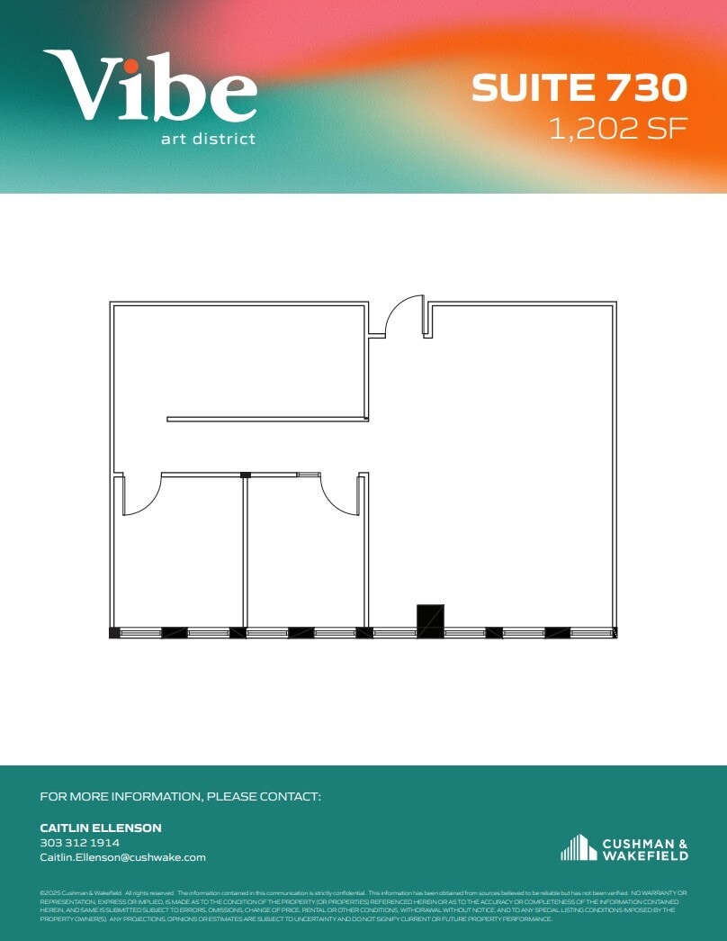 1391 N Speer Blvd, Denver, CO to rent Floor Plan- Image 1 of 1