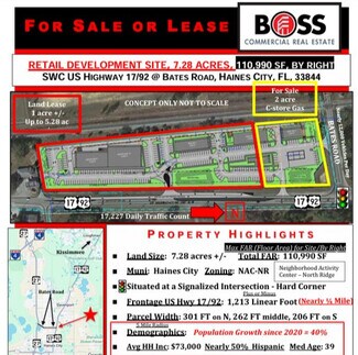 More details for US Highway 17-92 at Bates Rd, Haines City, FL - Land to Rent