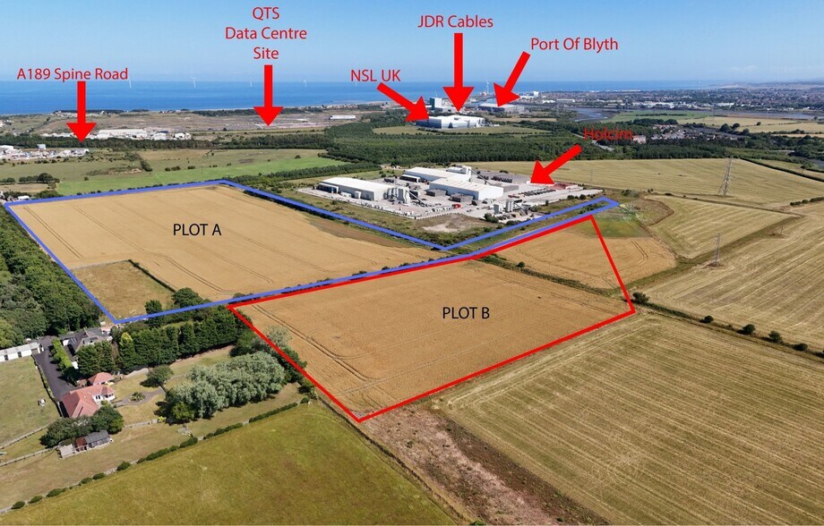 Land to the West of Brock Ln, Bedlington for sale - Building Photo - Image 1 of 1