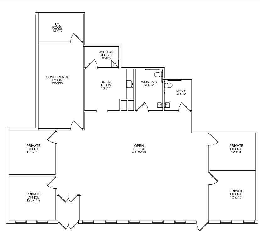 361 S Frontage Rd, Burr Ridge, IL to rent Floor Plan- Image 1 of 1