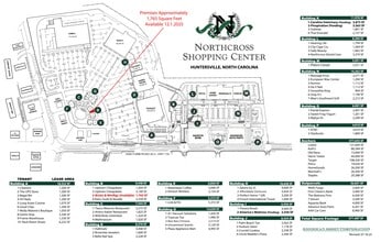 9645-9759 Sam Furr Rd, Huntersville, NC to rent Site Plan- Image 2 of 2