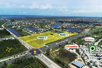 610 Burnt Store Rd S, Cape Coral, FL - aerial  map view