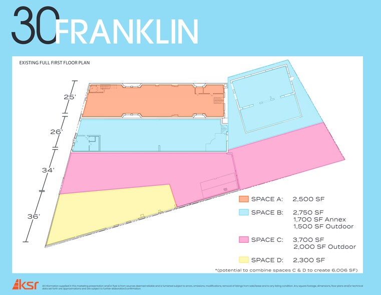 36 Franklin St, Brooklyn, NY for rent - Site Plan - Image 2 of 7