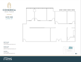 1717 Main St, Dallas, TX for rent Floor Plan- Image 2 of 2