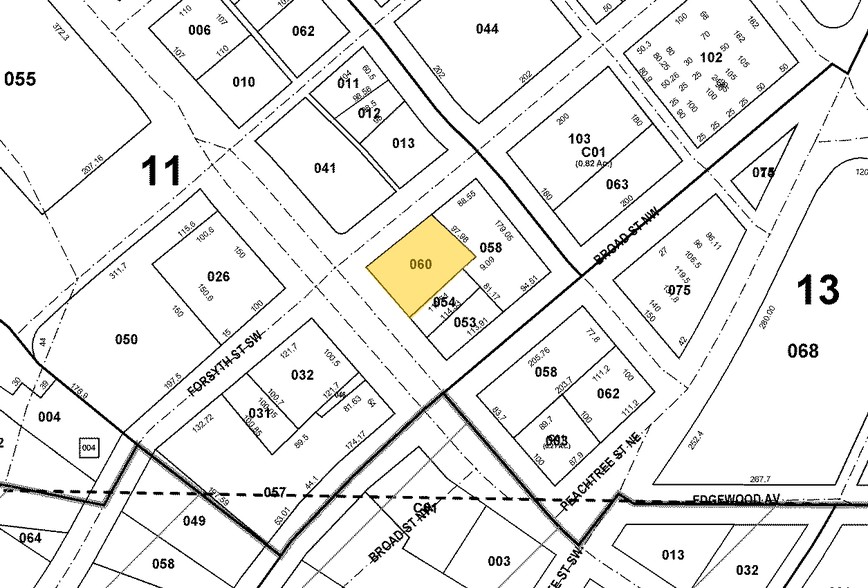 41 Marietta St NW, Atlanta, GA for sale - Plat Map - Image 1 of 1