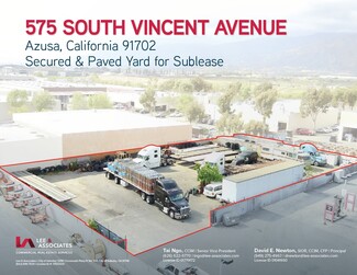 More details for 575 S Vincent Ave, Azusa, CA - Land for Rent