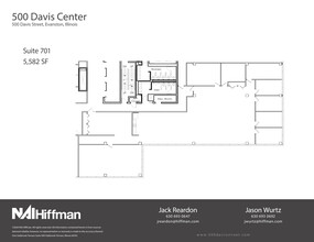 500 Davis St, Evanston, IL for rent Floor Plan- Image 1 of 1