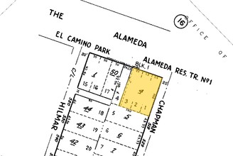 505 Chapman St, Santa Clara, CA for sale Plat Map- Image 1 of 1