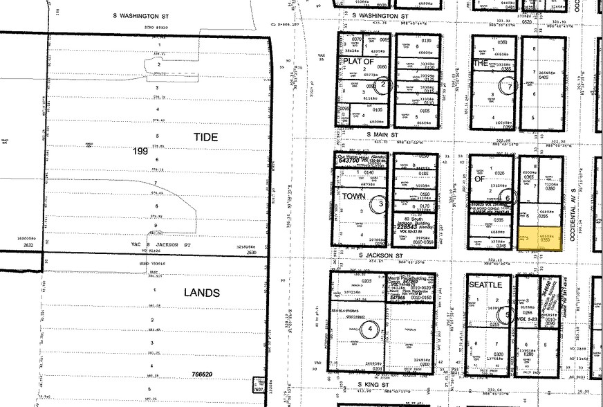 122 S Jackson St, Seattle, WA for rent - Plat Map - Image 2 of 9