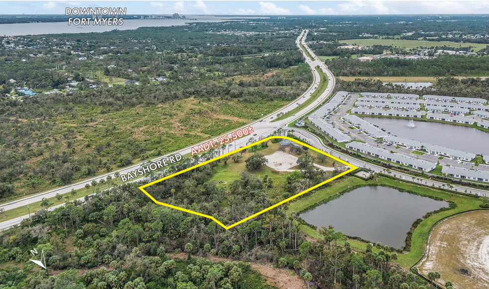 Bayshore Road, North Fort Myers, FL for sale - Aerial - Image 2 of 8