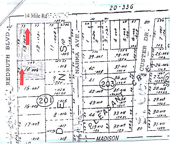 555 W 14 Mile Rd, Clawson, MI for rent - Plat Map - Image 2 of 4