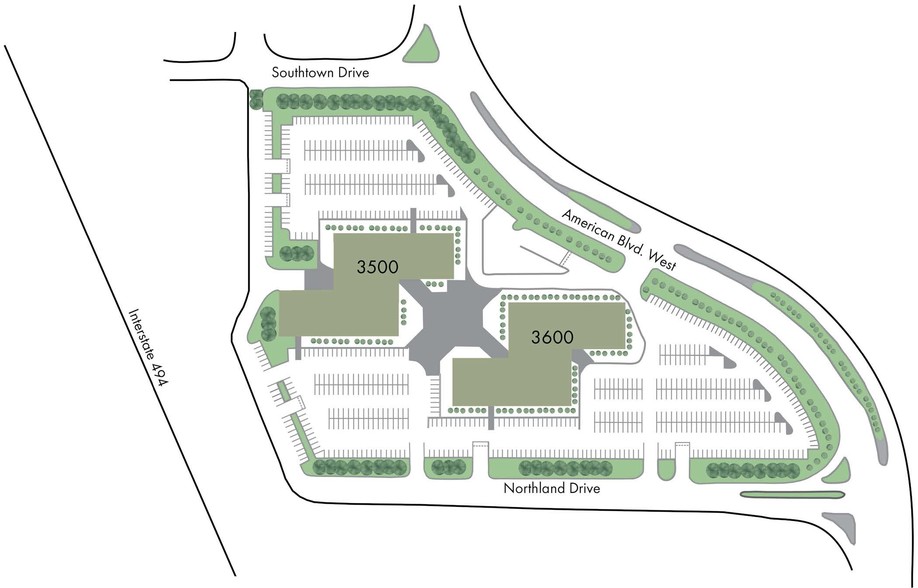 3500 American Blvd W, Bloomington, MN for sale - Site Plan - Image 1 of 1