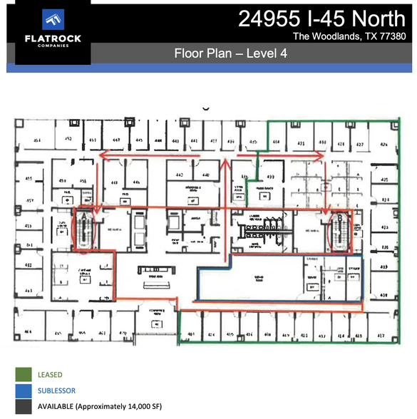 24955 Interstate 45 N, The Woodlands, TX for rent - Floor Plan - Image 2 of 3