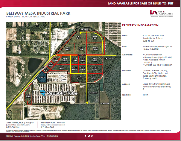 0 MESA, Houston, TX for sale - Aerial - Image 2 of 3