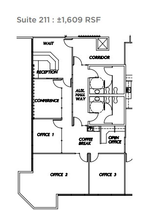 5001 California Ave, Bakersfield, CA for rent Floor Plan- Image 1 of 1