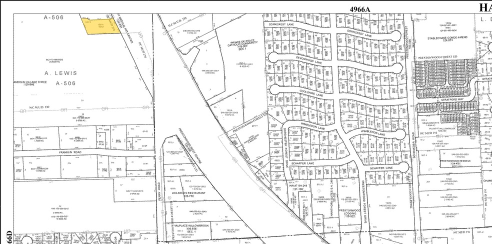 19311 Tx-249 Hwy, Houston, TX for rent - Plat Map - Image 2 of 4