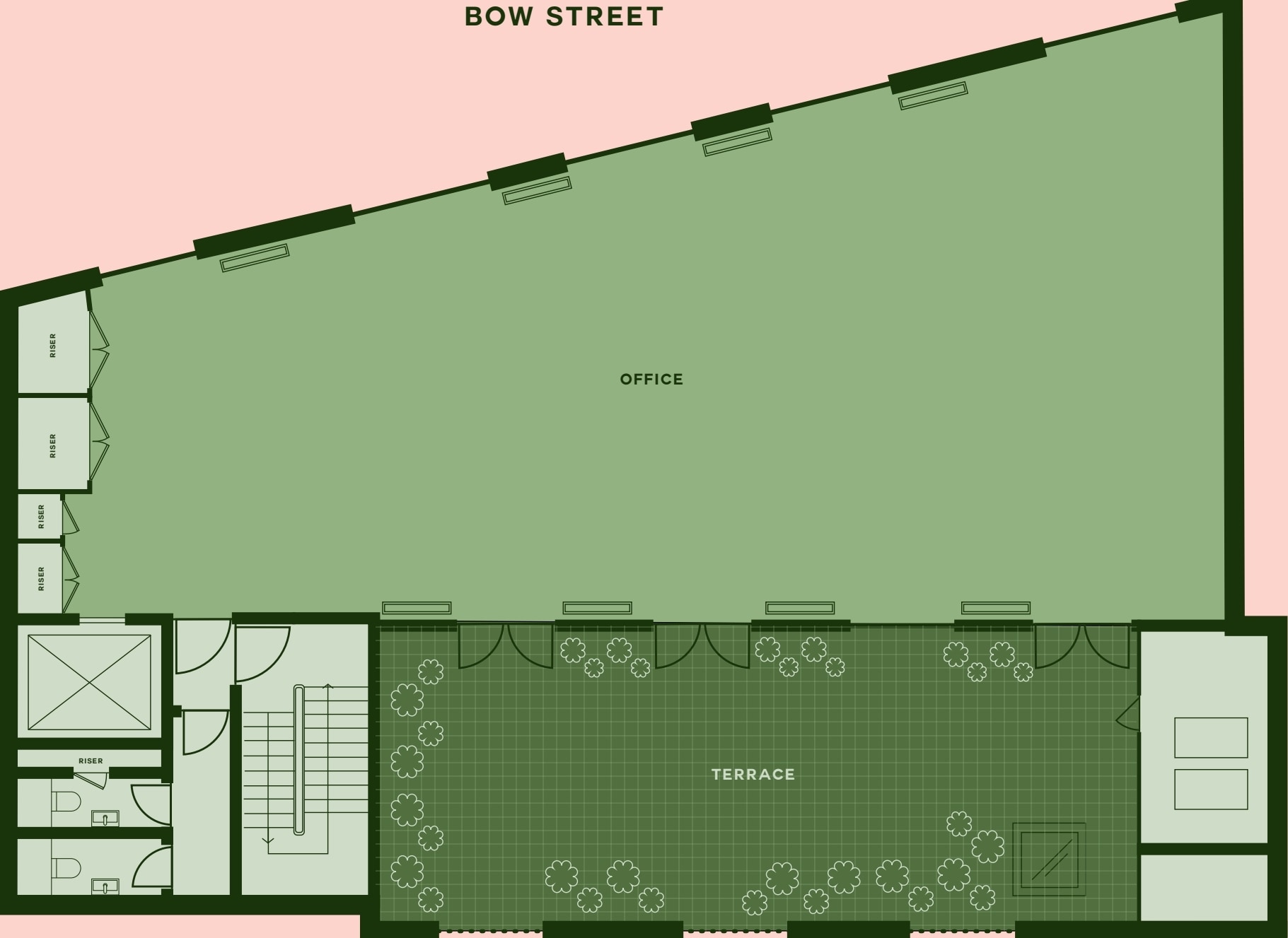 10 Bow St, London to rent Floor Plan- Image 1 of 2