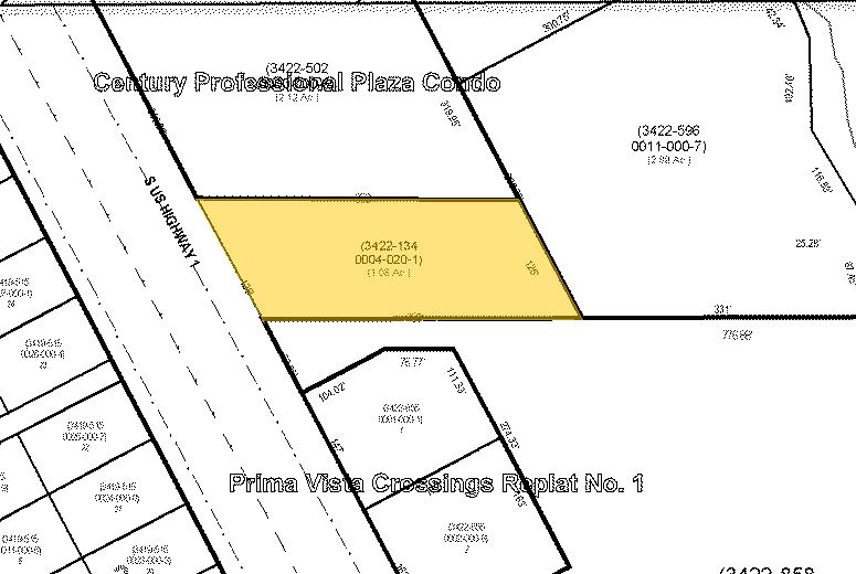 7430-7448 S Us-1 Hwy, Port Saint Lucie, FL for rent - Plat Map - Image 3 of 33