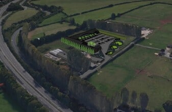 Ide Village Rd, Ide, DEV - AERIAL  map view