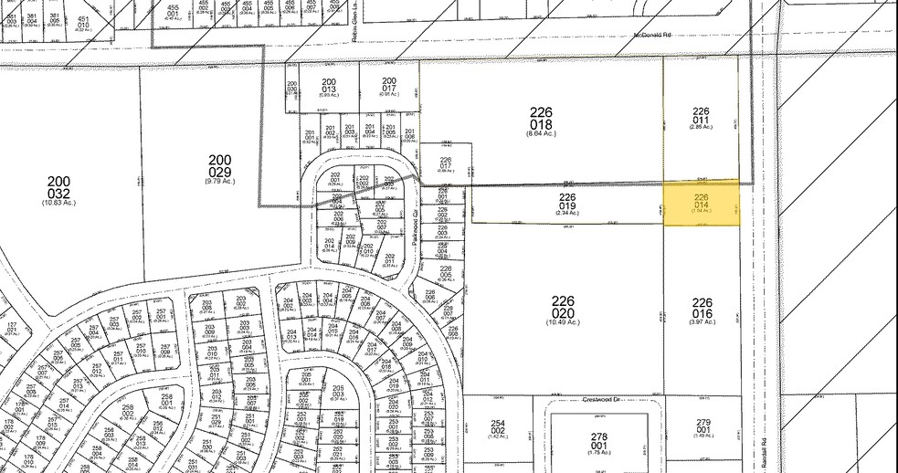 400-406 S Randall Rd, South Elgin, IL for sale - Plat Map - Image 1 of 1