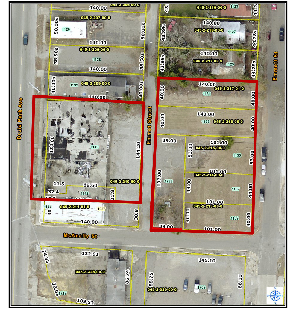 1140 Druid Park Ave, Augusta, GA for sale Plat Map- Image 1 of 12