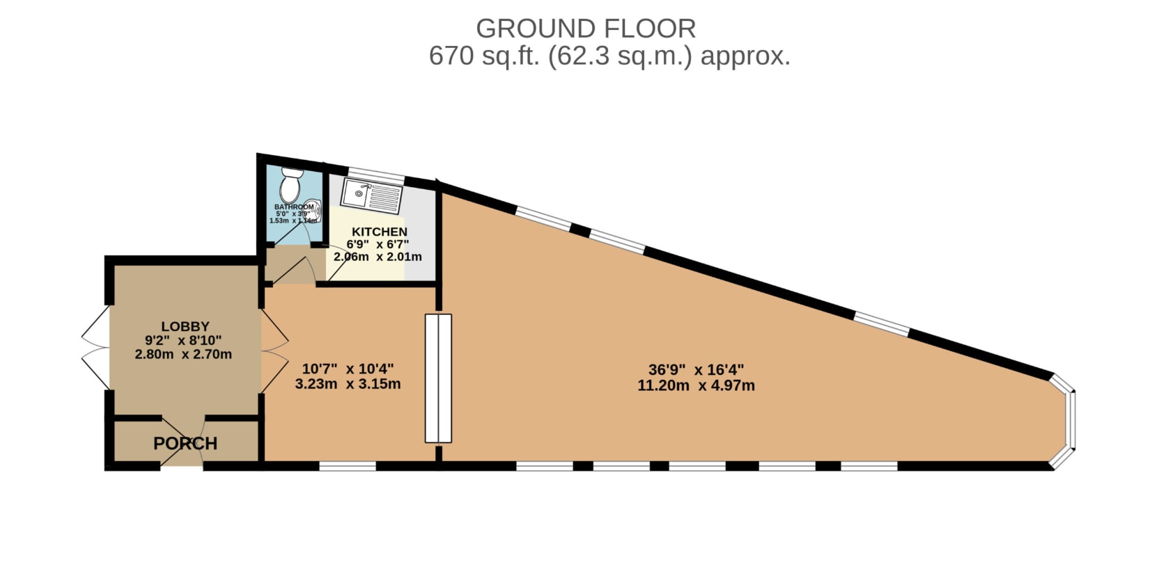 129 Colne Rd, Burnley to rent Floor Plan- Image 1 of 1