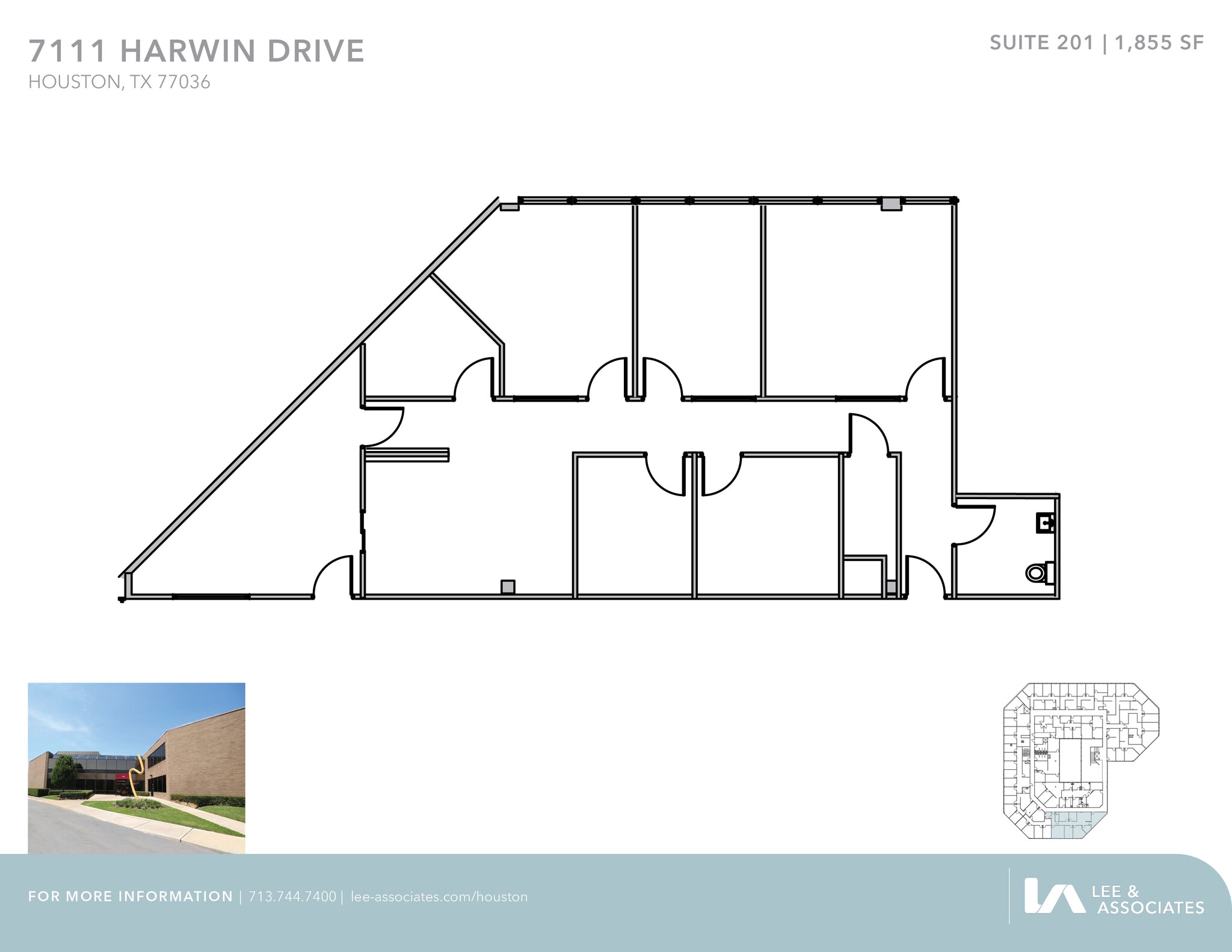 7111 Harwin Dr, Houston, TX to rent Floor Plan- Image 1 of 1