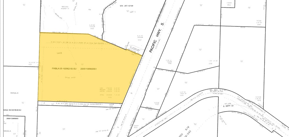 35401 Pacific Hwy S, Federal Way, WA for rent - Plat Map - Image 3 of 3