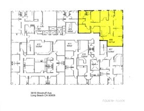 3816 Woodruff Ave, Long Beach, CA to rent Site Plan- Image 1 of 2