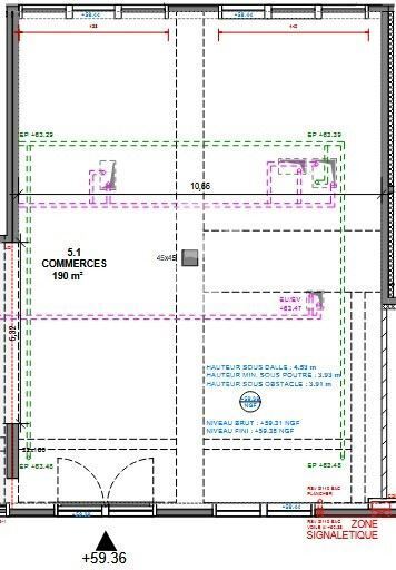 Retail in Romainville to rent - Floor Plan - Image 2 of 2