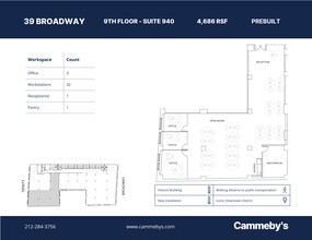 39 Broadway, New York, NY for rent Site Plan- Image 1 of 8