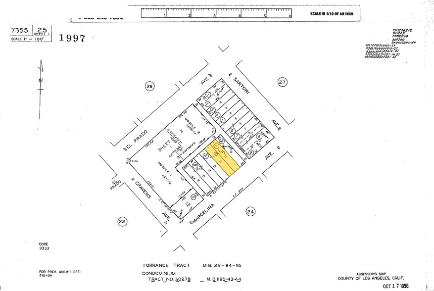 1421 Marcelina Ave, Torrance, CA for sale - Plat Map - Image 1 of 1