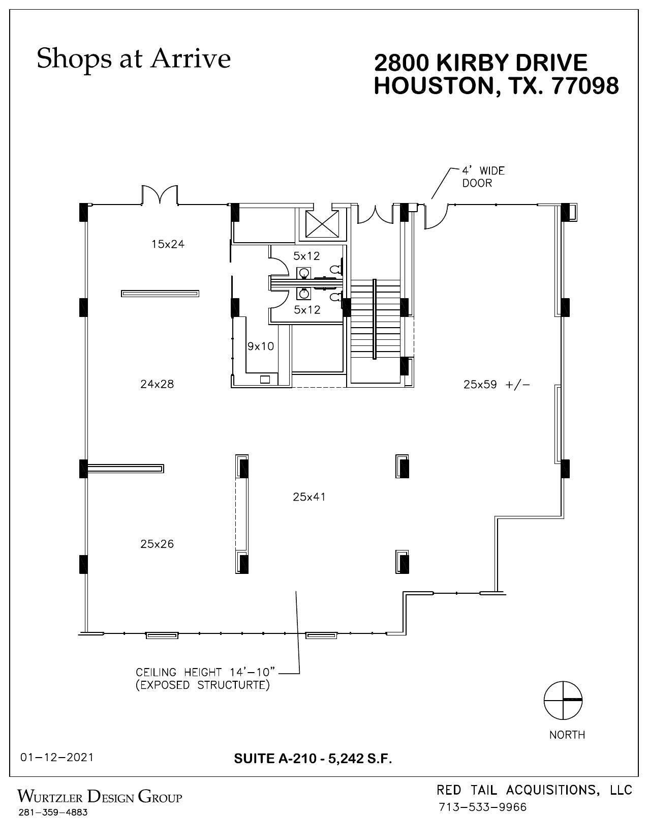 2800 Kirby Dr, Houston, TX to rent Floor Plan- Image 1 of 1